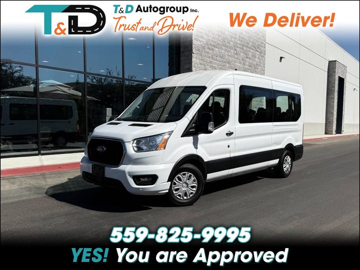 2021 FORD TRANSIT 350 PASSENGER VAN for sale in FRESNO