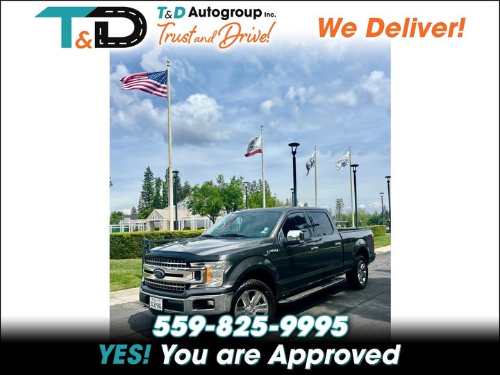 2019 FORD F150 SUPERCREW CAB for sale in FRESNO