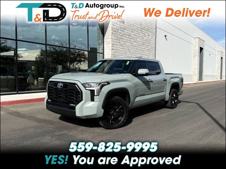 2022 TOYOTA TUNDRA HYBRID CREWMAX for sale in FRESNO