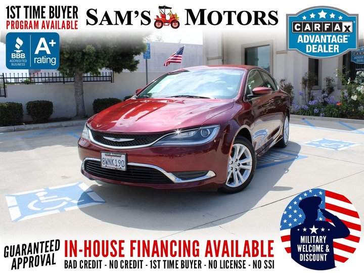 2015 CHRYSLER 200 LIMITED for sale in WESTMINSTER