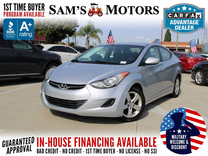 2013 HYUNDAI ELANTRA GLS for sale in WESTMINSTER