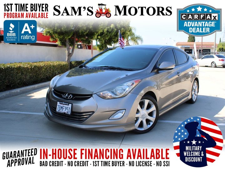 2013 HYUNDAI ELANTRA LIMITED for sale in WESTMINSTER