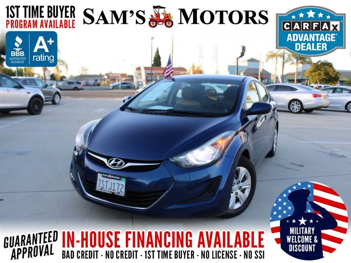 2016 HYUNDAI ELANTRA SE for sale in WESTMINSTER