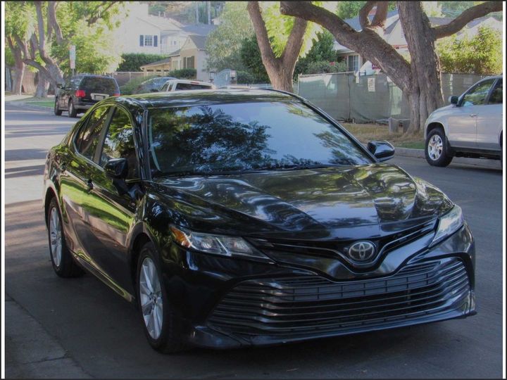 2018 TOYOTA CAMRY for sale in SHERMAN OAKS