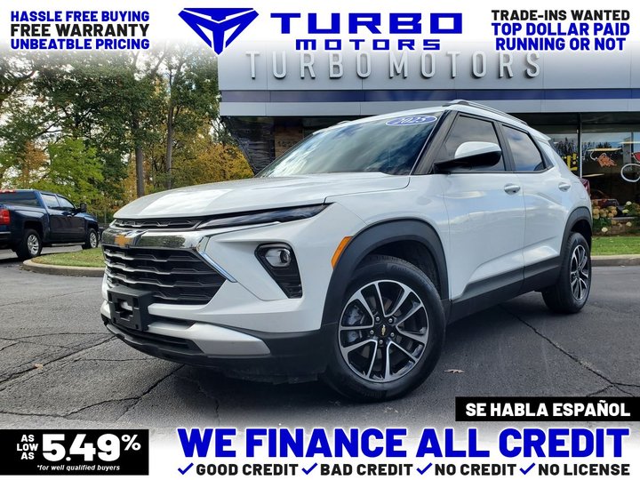 WHITE, 2025 CHEVROLET TRAILBLAZER Image 