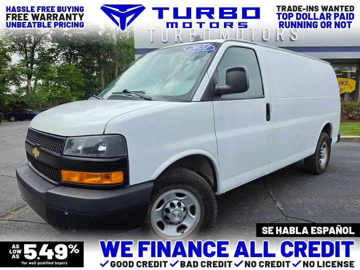2021 CHEVROLET EXPRESS 2500 CARGO for sale in TAYLOR