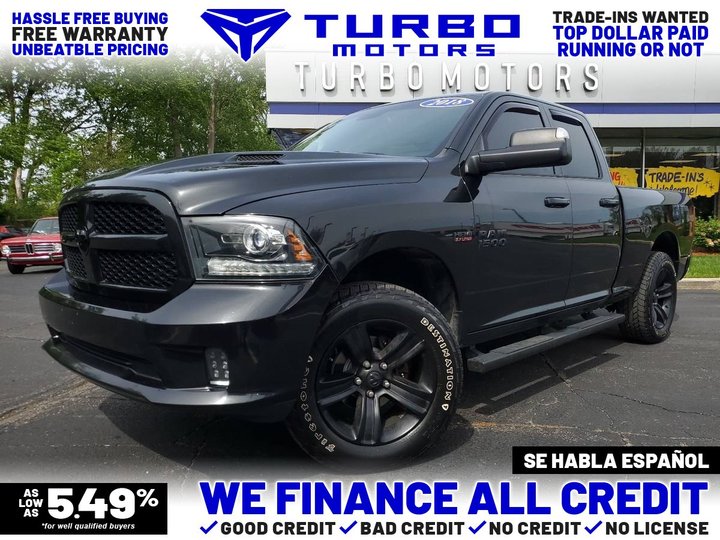 2018 RAM 1500 QUAD CAB for sale in TAYLOR