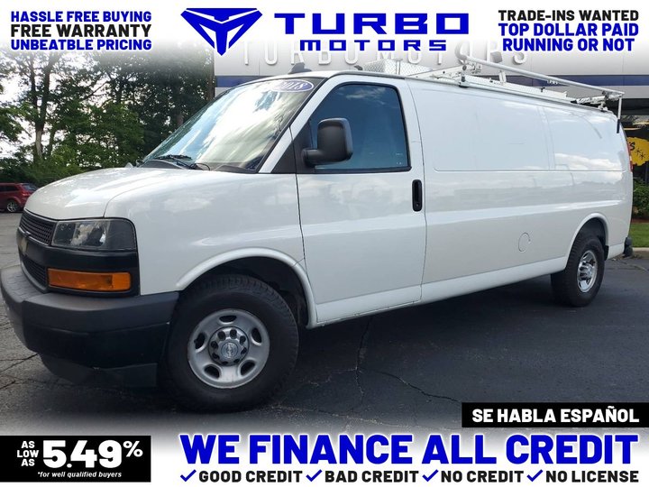 2018 CHEVROLET EXPRESS 3500 CARGO for sale in TAYLOR