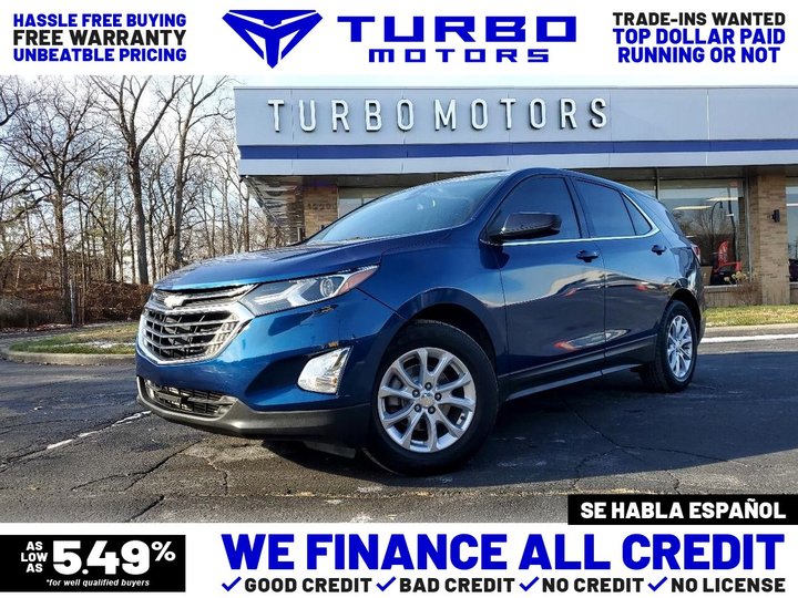 BLUE, 2020 CHEVROLET EQUINOX Image 