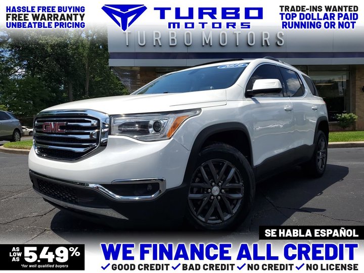 WHITE, 2019 GMC ACADIA Image 