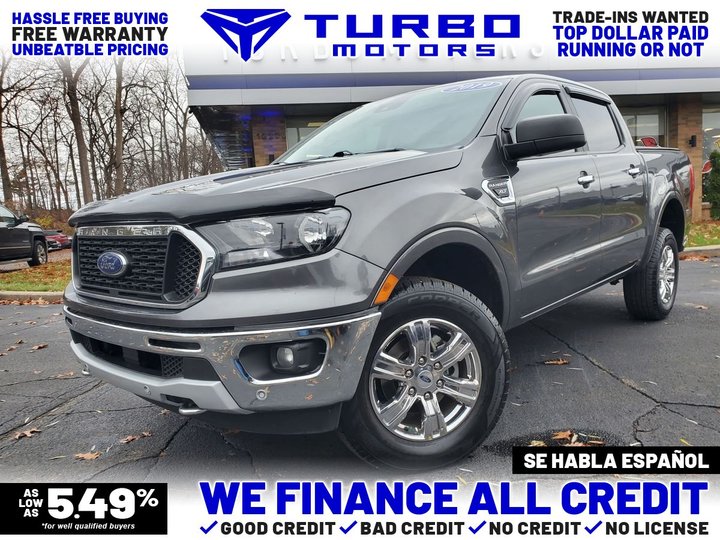 GREY, 2019 FORD RANGER SUPERCREW Image 