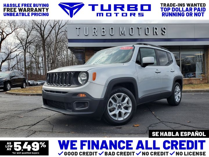 SILVER, 2018 JEEP RENEGADE Image 