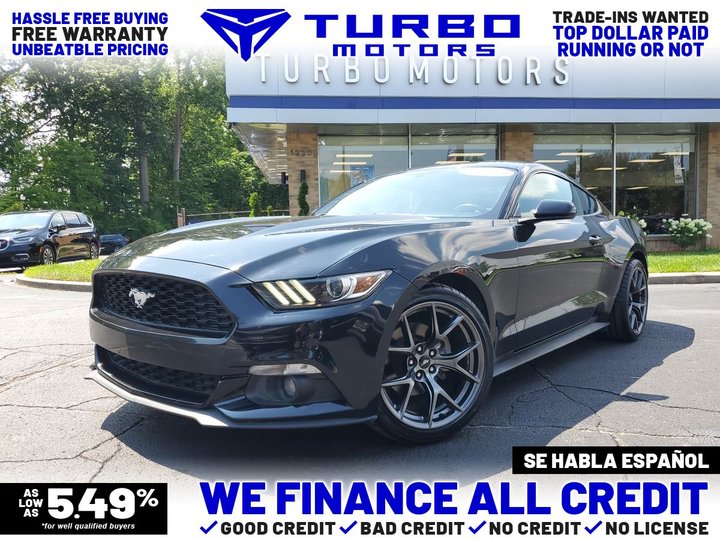 BLACK, 2017 FORD MUSTANG Image 