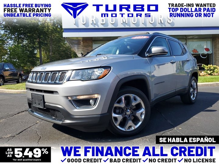 SILVER, 2018 JEEP COMPASS Image 