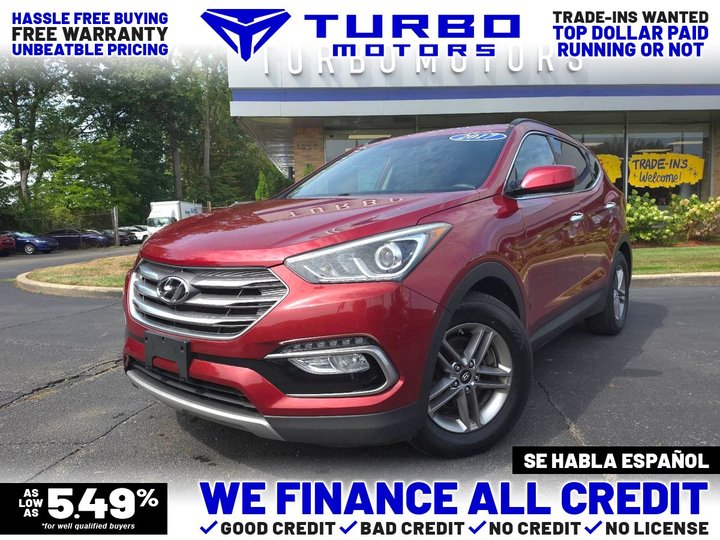 2017 HYUNDAI SANTA FE SPORT for sale in TAYLOR