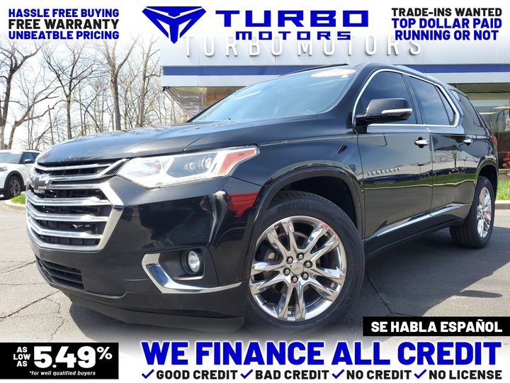 BLACK, 2018 CHEVROLET TRAVERSE Image 