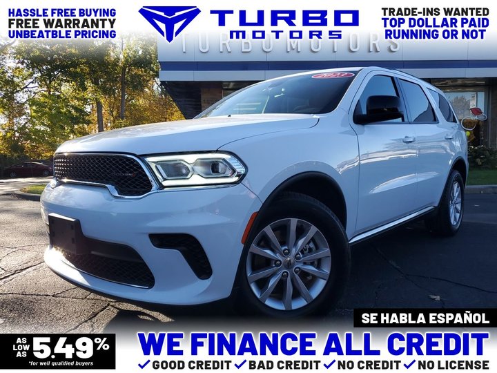 WHITE, 2023 DODGE DURANGO Image 