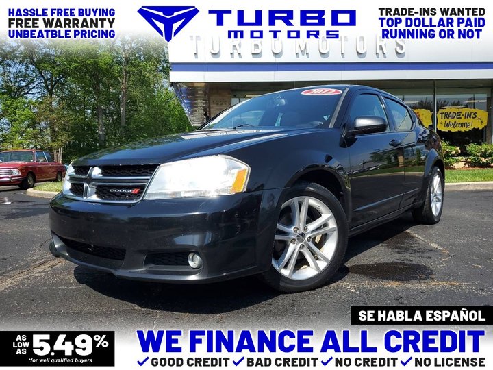 2012 DODGE AVENGER for sale in TAYLOR