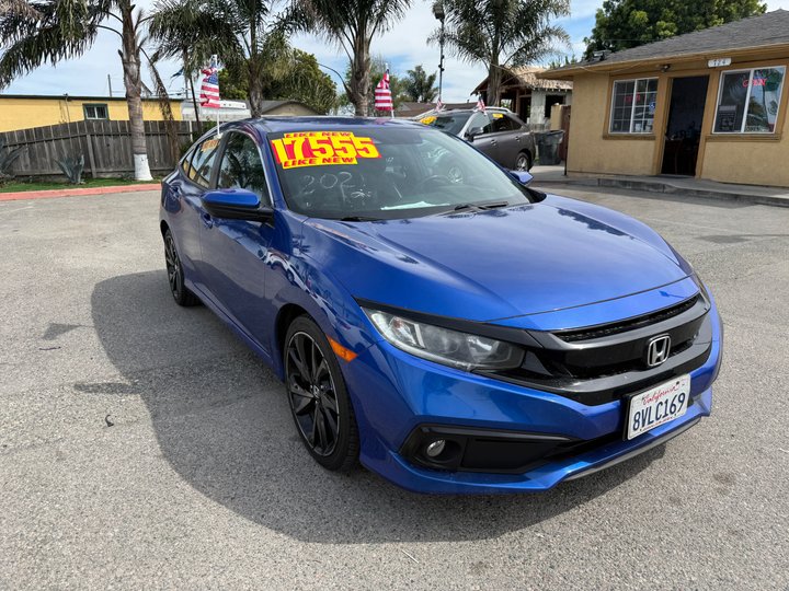 2021 HONDA CIVIC for sale in SALINAS