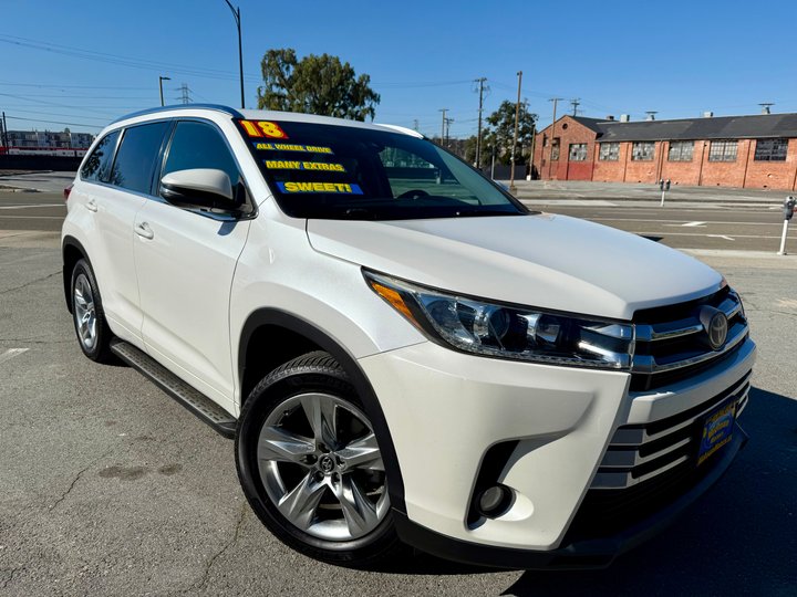 2018 TOYOTA HIGHLANDER for sale in SAN JOSE