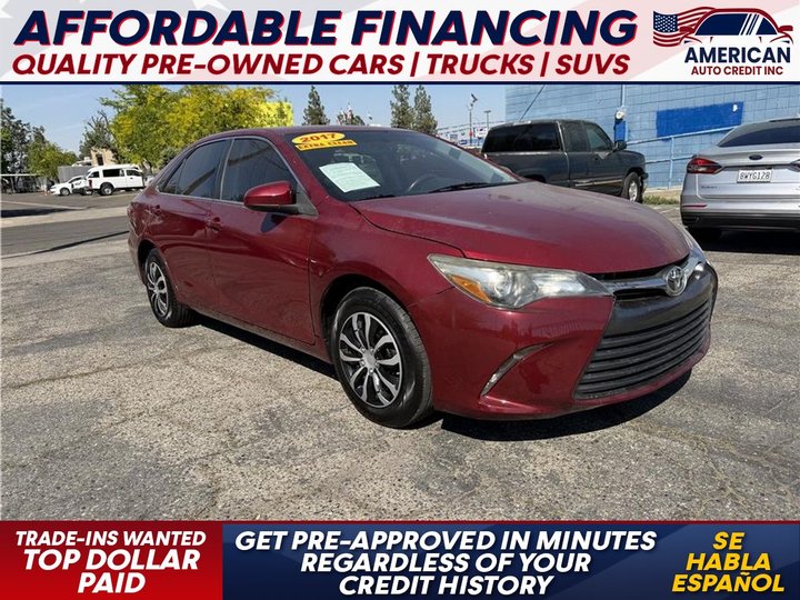 2017 TOYOTA CAMRY for sale in FRESNO