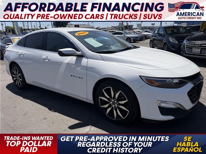 2021 CHEVROLET MALIBU for sale in FRESNO