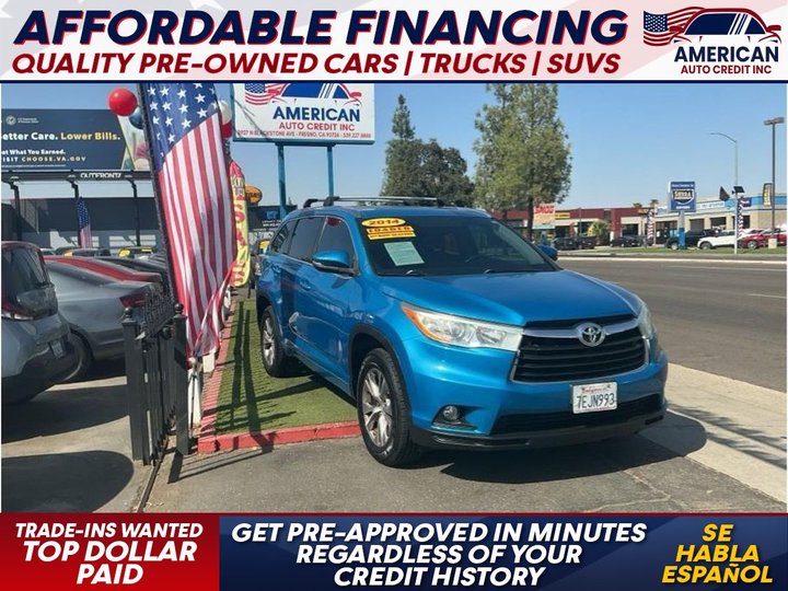 2014 TOYOTA HIGHLANDER for sale in FRESNO