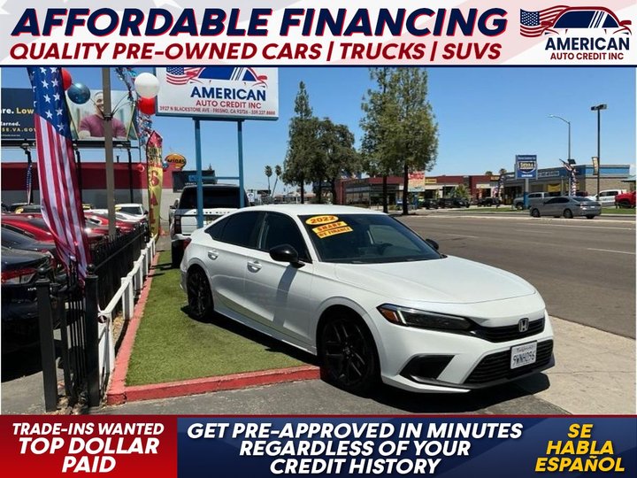 2022 HONDA CIVIC for sale in FRESNO