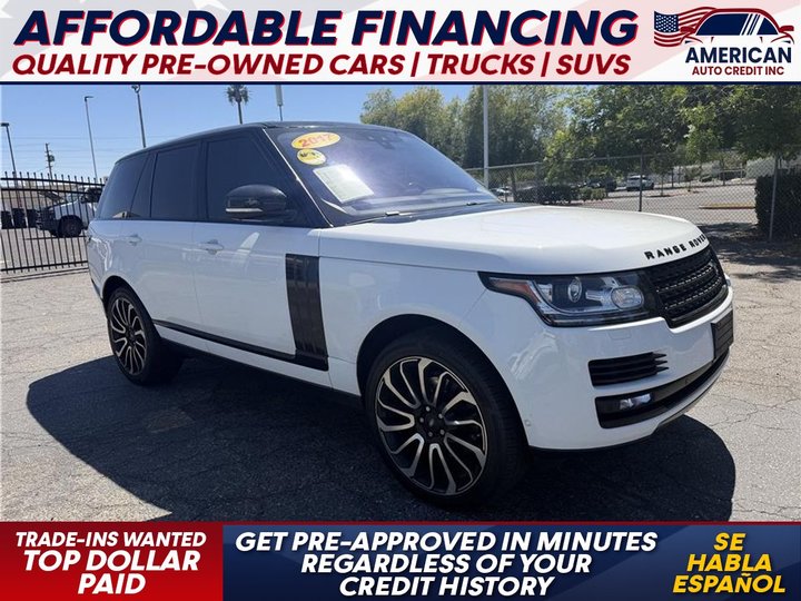 2017 LAND ROVER RANGE ROVER for sale in FRESNO