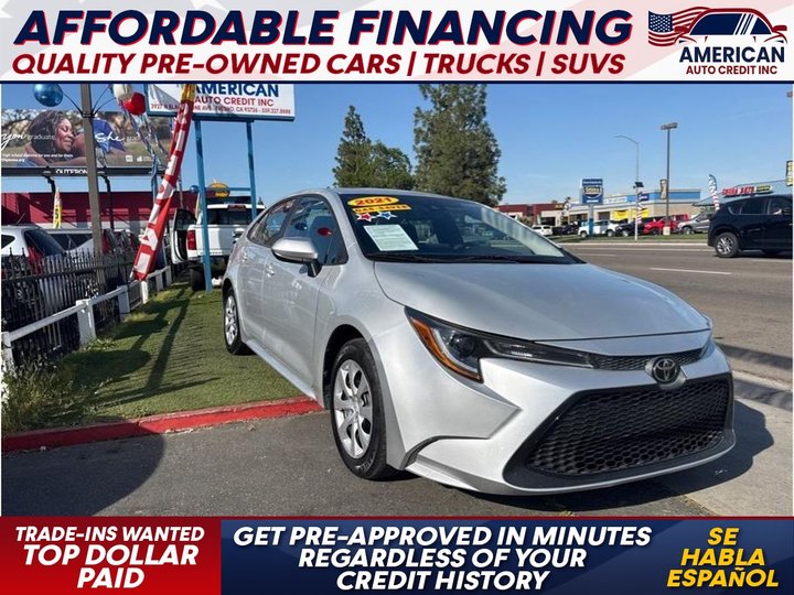 2021 TOYOTA COROLLA for sale in FRESNO