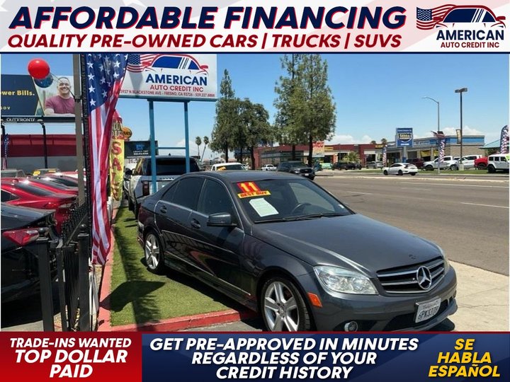 2011 MERCEDES-BENZ C-CLASS for sale in FRESNO