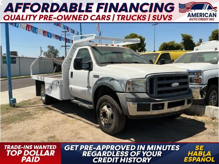 2006 FORD F550 SUPER DUTY REGULAR CAB & CHASSIS for sale in FRESNO