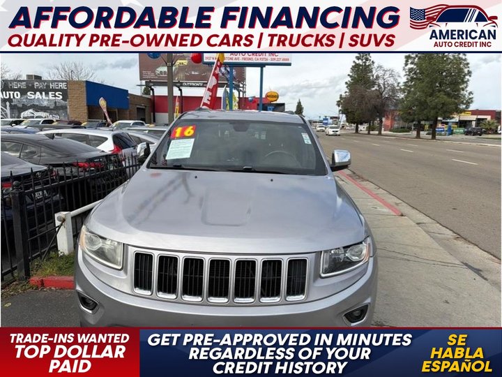 2016 JEEP GRAND CHEROKEE for sale in FRESNO