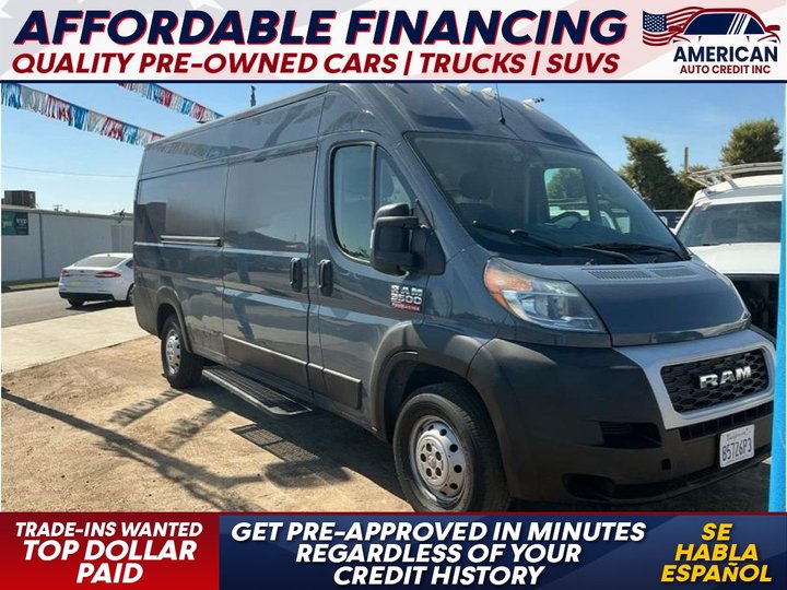 2019 RAM PROMASTER CARGO VAN for sale in FRESNO