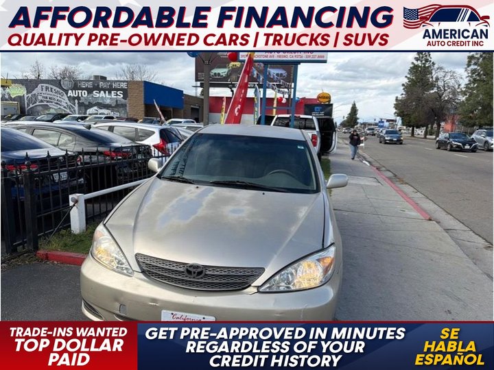2002 TOYOTA CAMRY for sale in FRESNO
