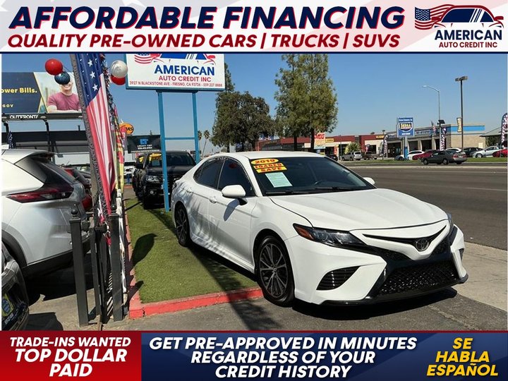 2019 TOYOTA CAMRY for sale in FRESNO