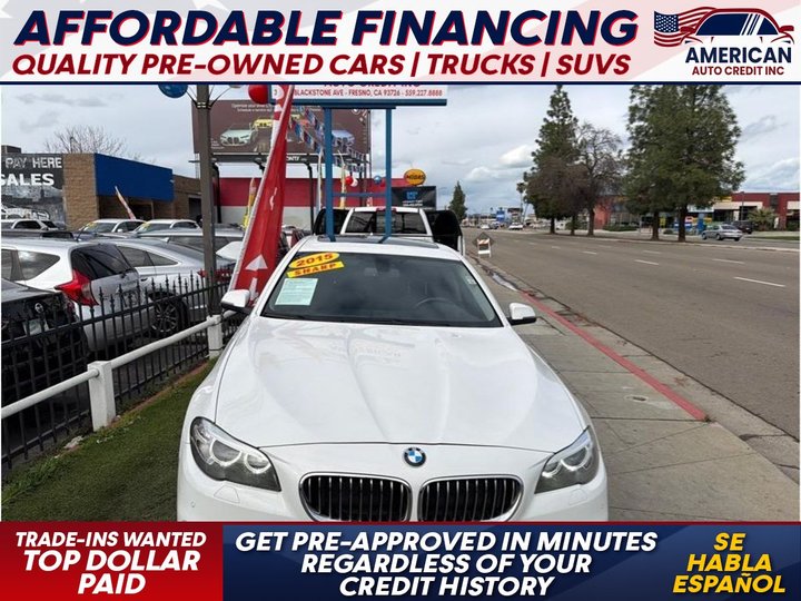 2015 BMW 5 SERIES for sale in FRESNO