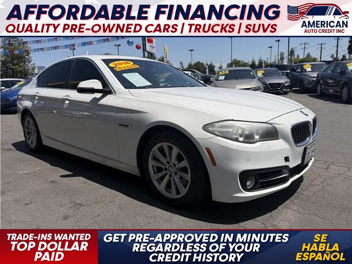2016 BMW 5 SERIES for sale in FRESNO