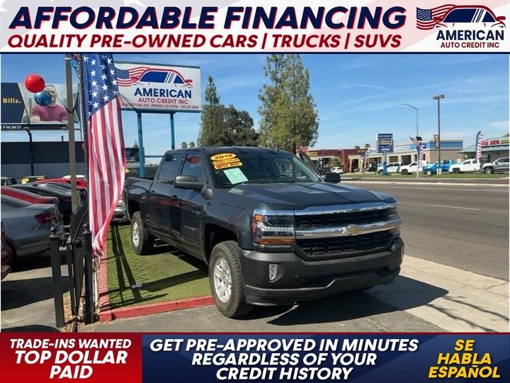2018 CHEVROLET SILVERADO 1500 CREW CAB for sale in FRESNO