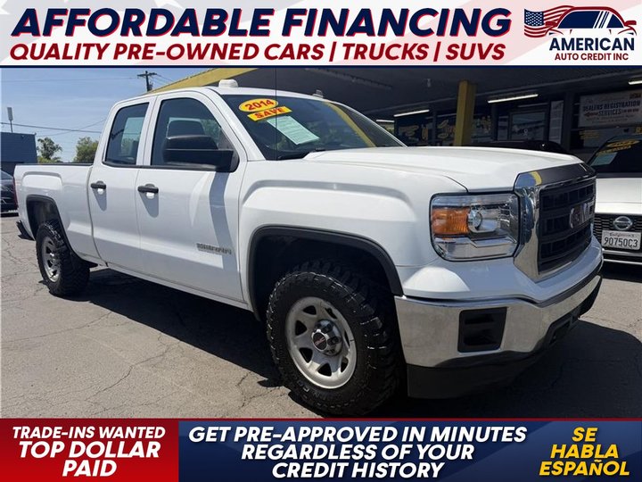 2014 GMC SIERRA 1500 DOUBLE CAB for sale in FRESNO
