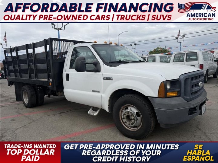 2006 FORD F350 SUPER DUTY REGULAR CAB & CHASSIS for sale in FRESNO
