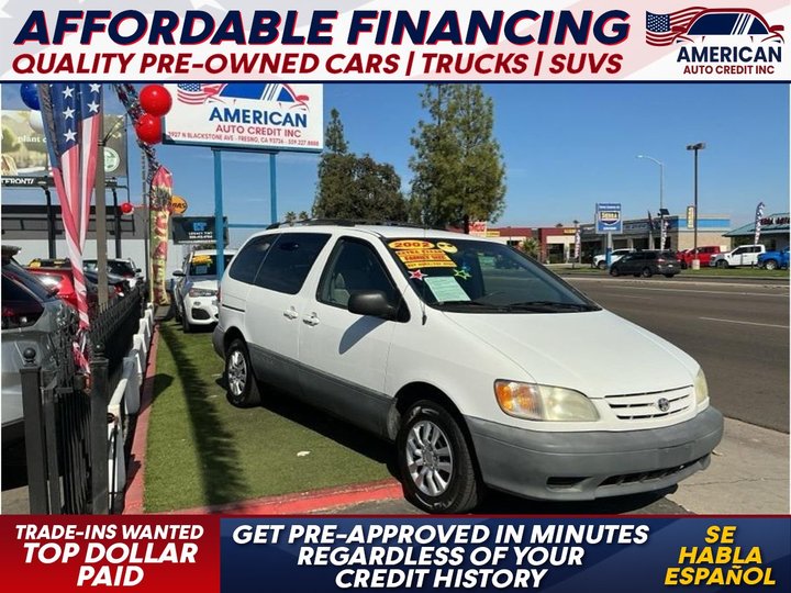 2002 TOYOTA SIENNA for sale in FRESNO
