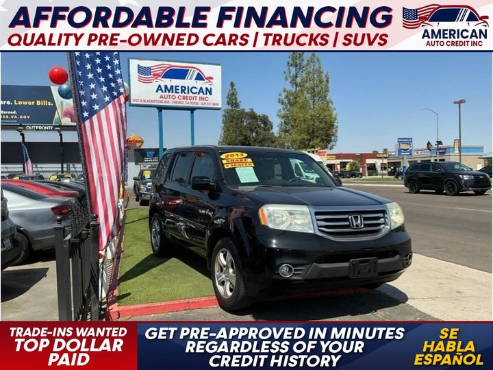 2013 HONDA PILOT for sale in FRESNO