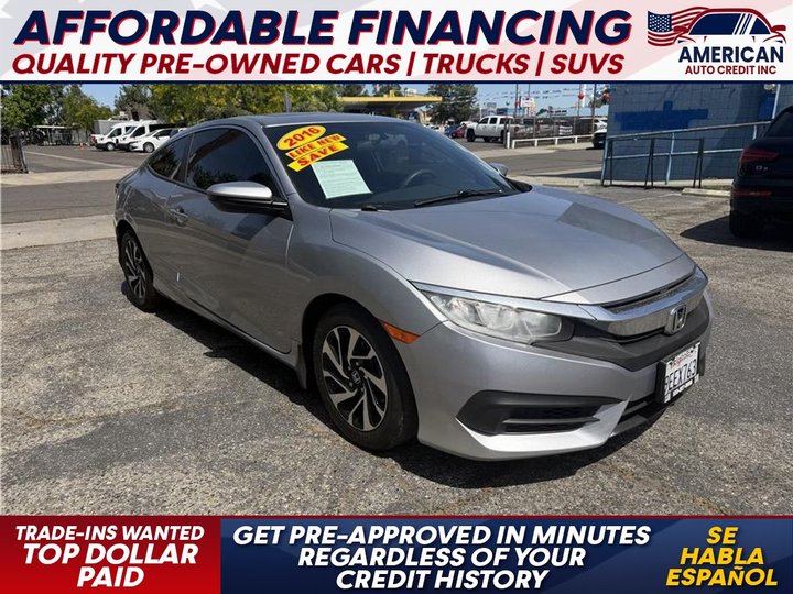 2016 HONDA CIVIC for sale in FRESNO