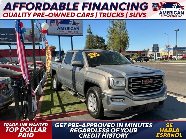 2017 GMC SIERRA 1500 CREW CAB for sale in FRESNO