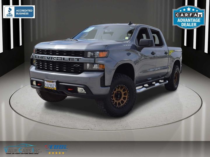 2021 CHEVROLET SILVERADO 1500 CREW CAB for sale in NATIONAL CITY