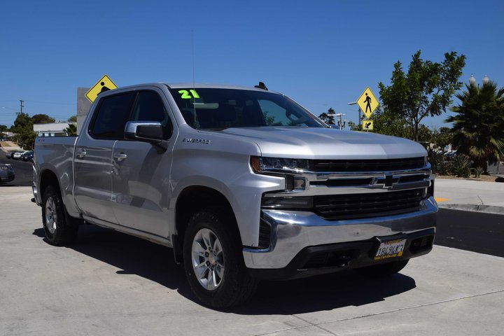 2021 CHEVROLET SILVERADO 1500 CREW CAB for sale in NATIONAL CITY