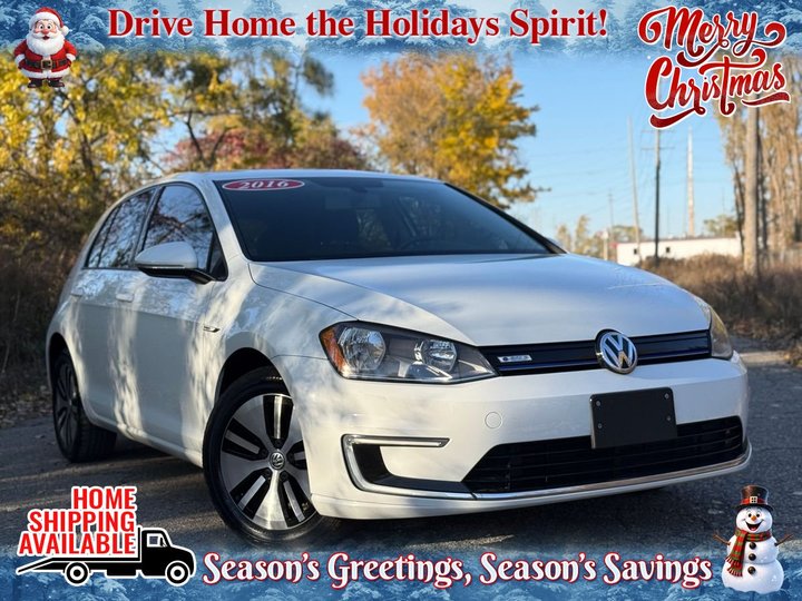 WHITE, 2016 VOLKSWAGEN E-GOLF Image 