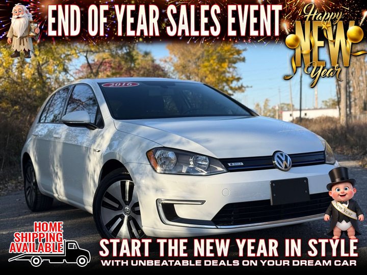 WHITE, 2016 VOLKSWAGEN E-GOLF Image 