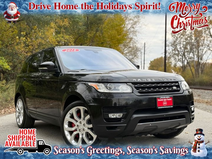 BLACK, 2016 LAND ROVER RANGE ROVER SPO Image 